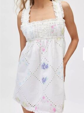 for love and lemons andrea embroidered mini dress Sandy Mini Dress by for Love & Lemons main image 0